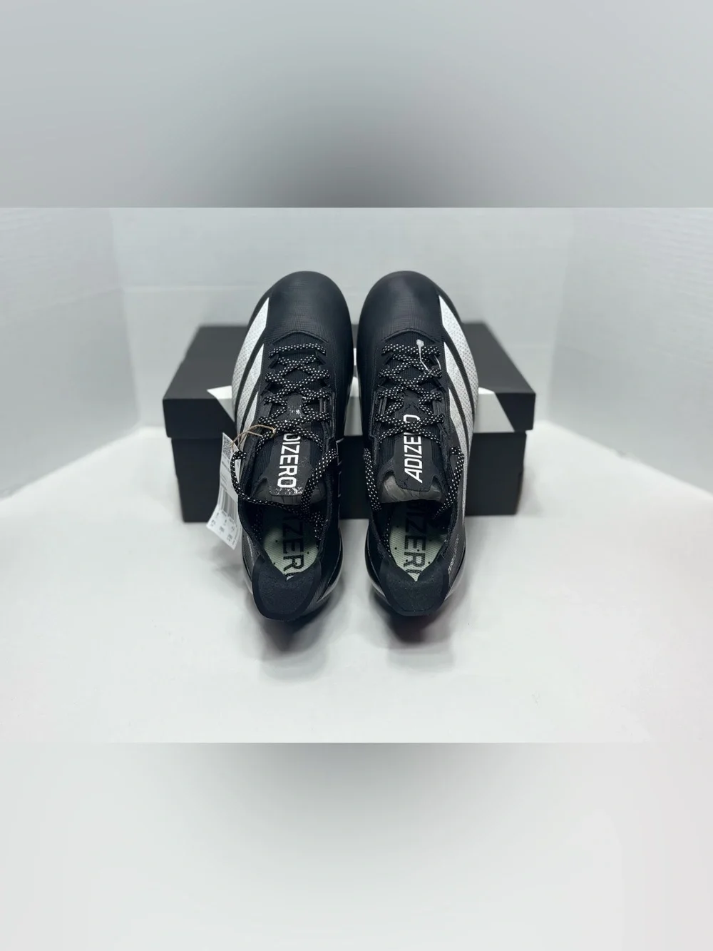 adidas Adizero Electric Men's Black/White Athletic Football Cleats